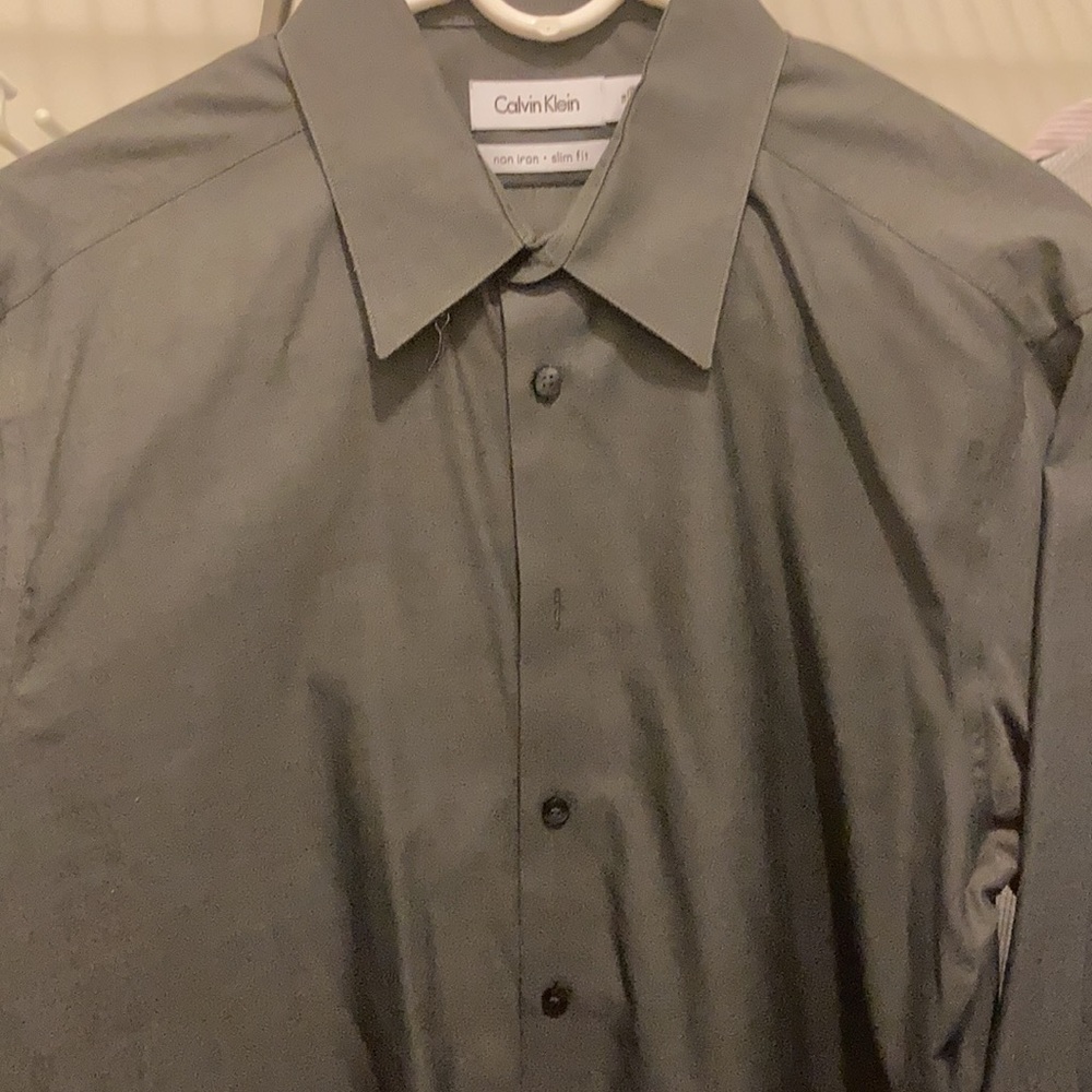 Calvin Klein non iron slim fit 16 34/35